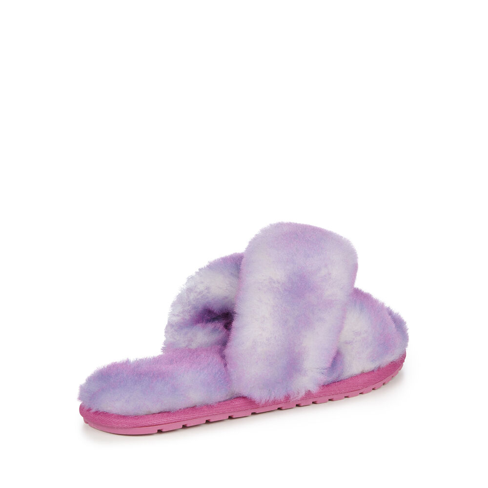 Deep Pink Emu Mayberry Tinge Teens Kids' Slippers Canada 3429-BXYEM