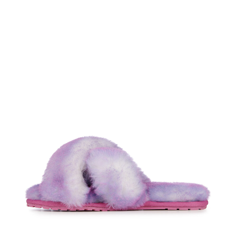 Deep Pink Emu Mayberry Tinge Teens Kids' Slippers Canada 3429-BXYEM