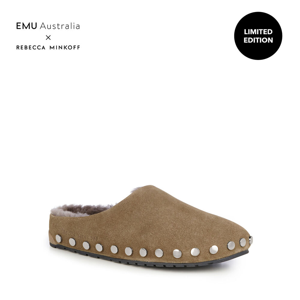 Green Emu Monch Stud Women's Slippers Canada 0238-LXKHY