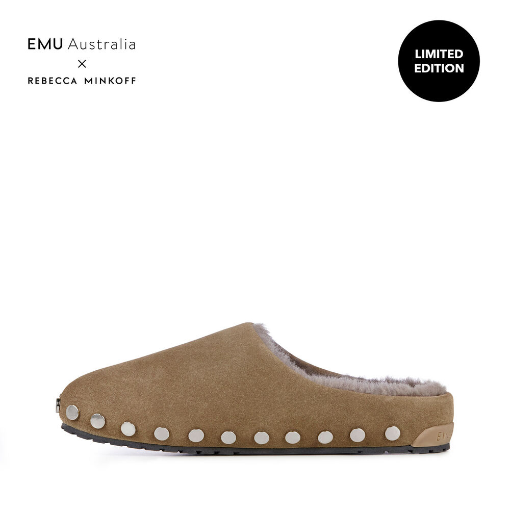 Green Emu Monch Stud Women's Slippers Canada 0238-LXKHY