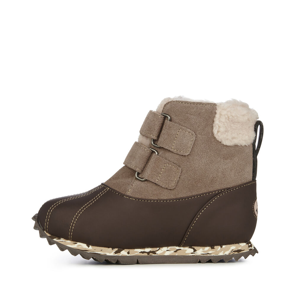 Khaki Emu Lockyer Kids' Boots Canada 0241-OWFBS