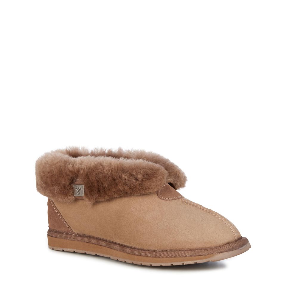 Khaki Emu Platinum Albany Women's Slippers Canada 4913-IRPVE