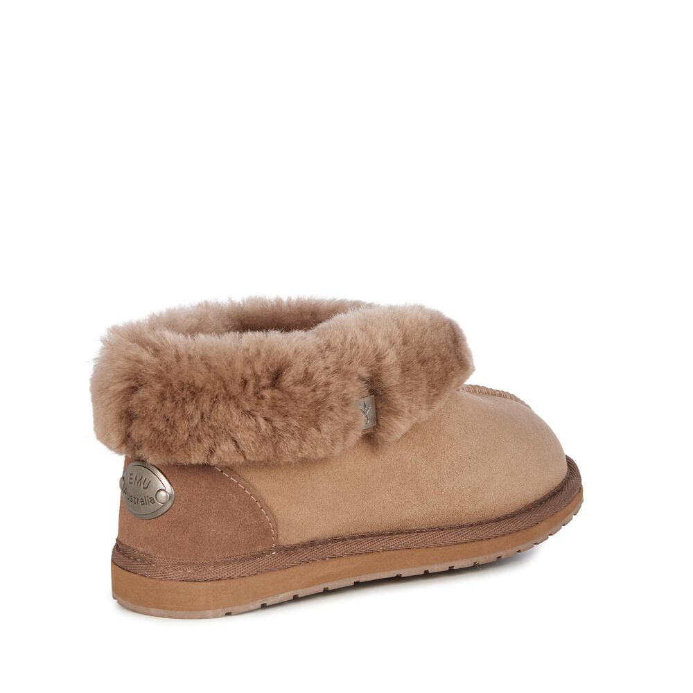 Khaki Emu Platinum Albany Women's Slippers Canada 4913-IRPVE