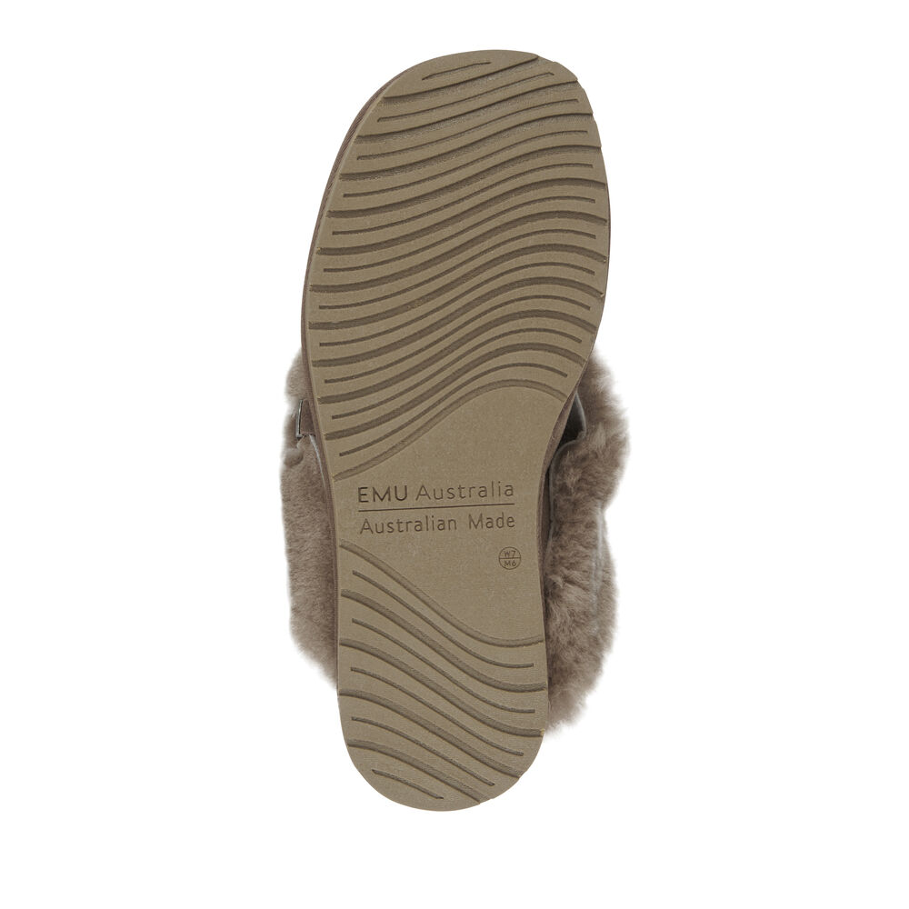 Khaki Emu Platinum Eden Women's Slippers Canada 5738-XTYHU