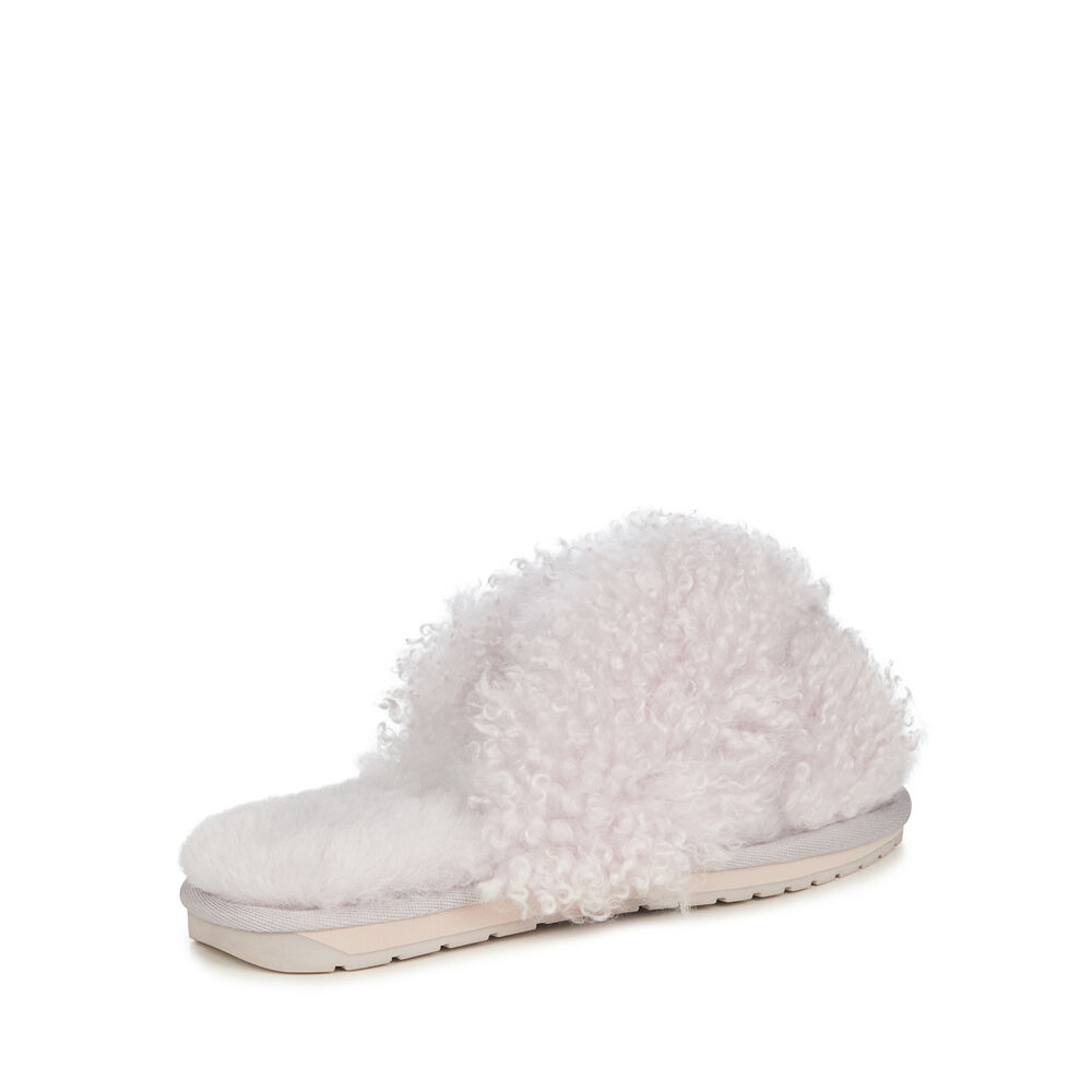 Light Grey Emu Mayberry Curly Women's Slippers Canada 9862-IWCTV