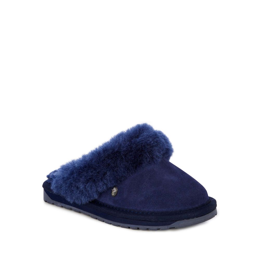 Navy Emu Jolie Kids' Slippers Canada 3561-DOMPI