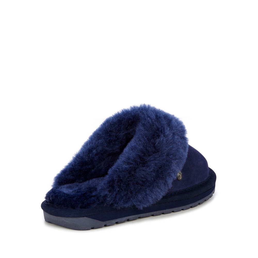 Navy Emu Jolie Kids' Slippers Canada 3561-DOMPI