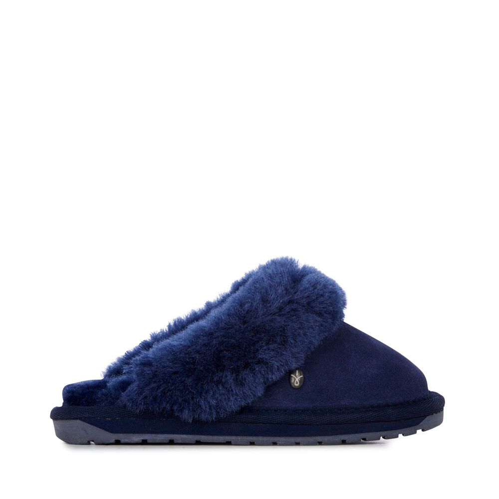 Navy Emu Jolie Kids\' Slippers Canada 3561-DOMPI