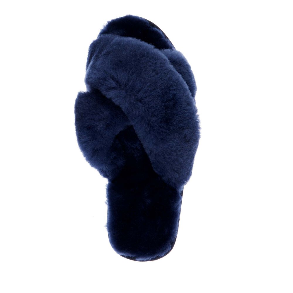 Navy Emu Mayberry Women's Slippers Canada 2185-CJQBU