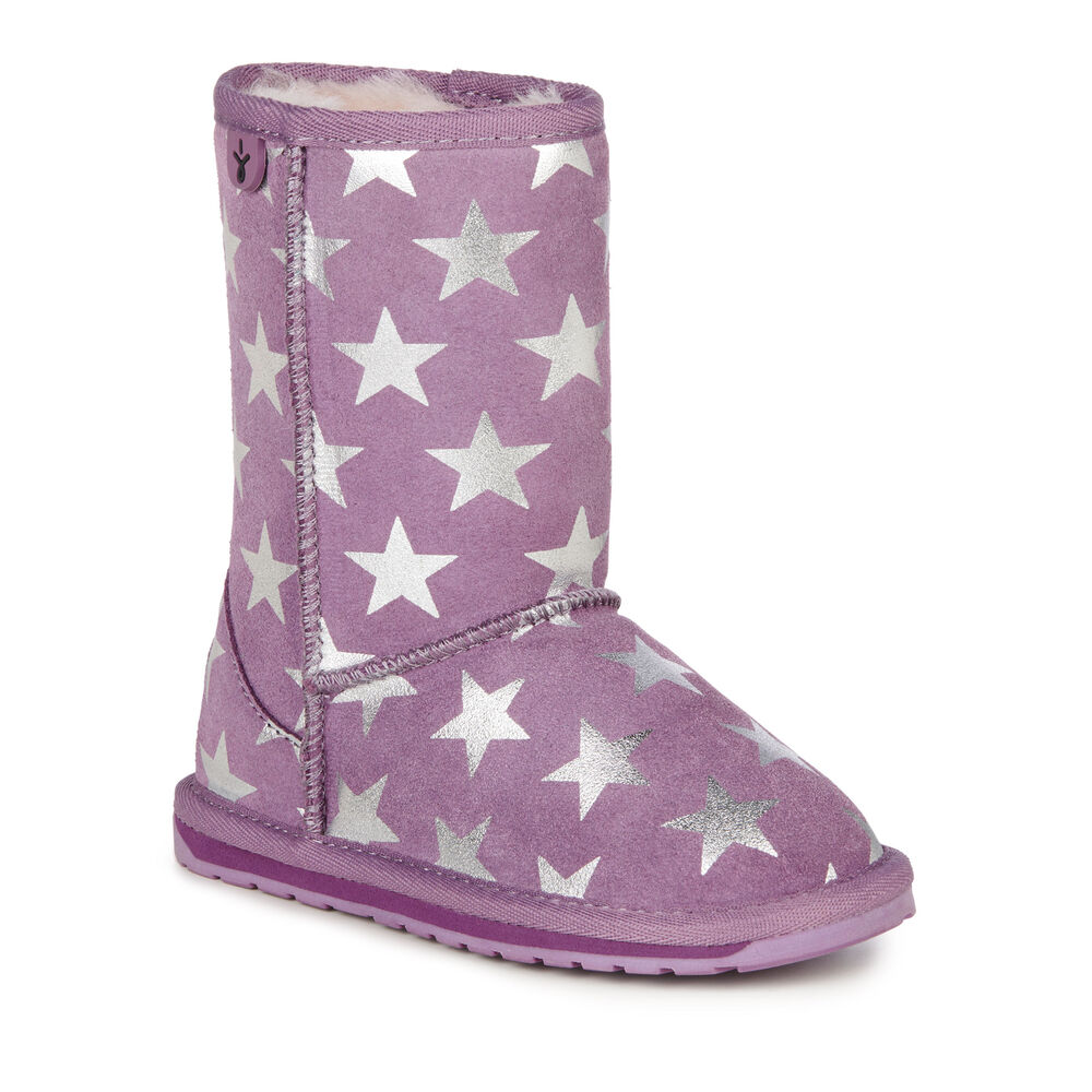 Purple Emu Starry Night Kids' Boots Canada 7041-CWXPA