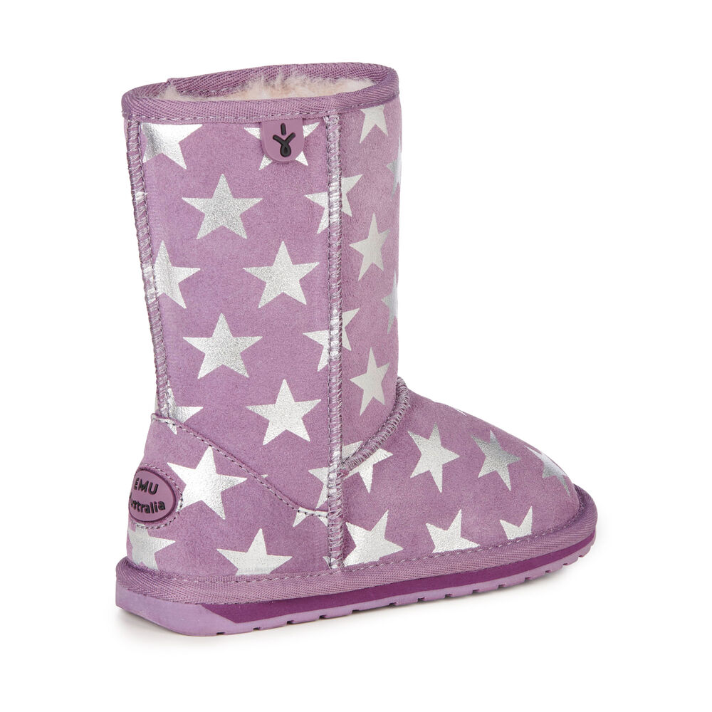 Purple Emu Starry Night Kids' Boots Canada 7041-CWXPA