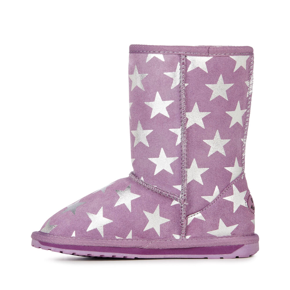 Purple Emu Starry Night Kids' Boots Canada 7041-CWXPA