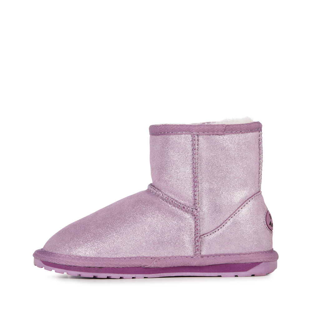 Purple Emu Wallaby Mini Metallic Kids' Boots Canada 2493-VRCXL